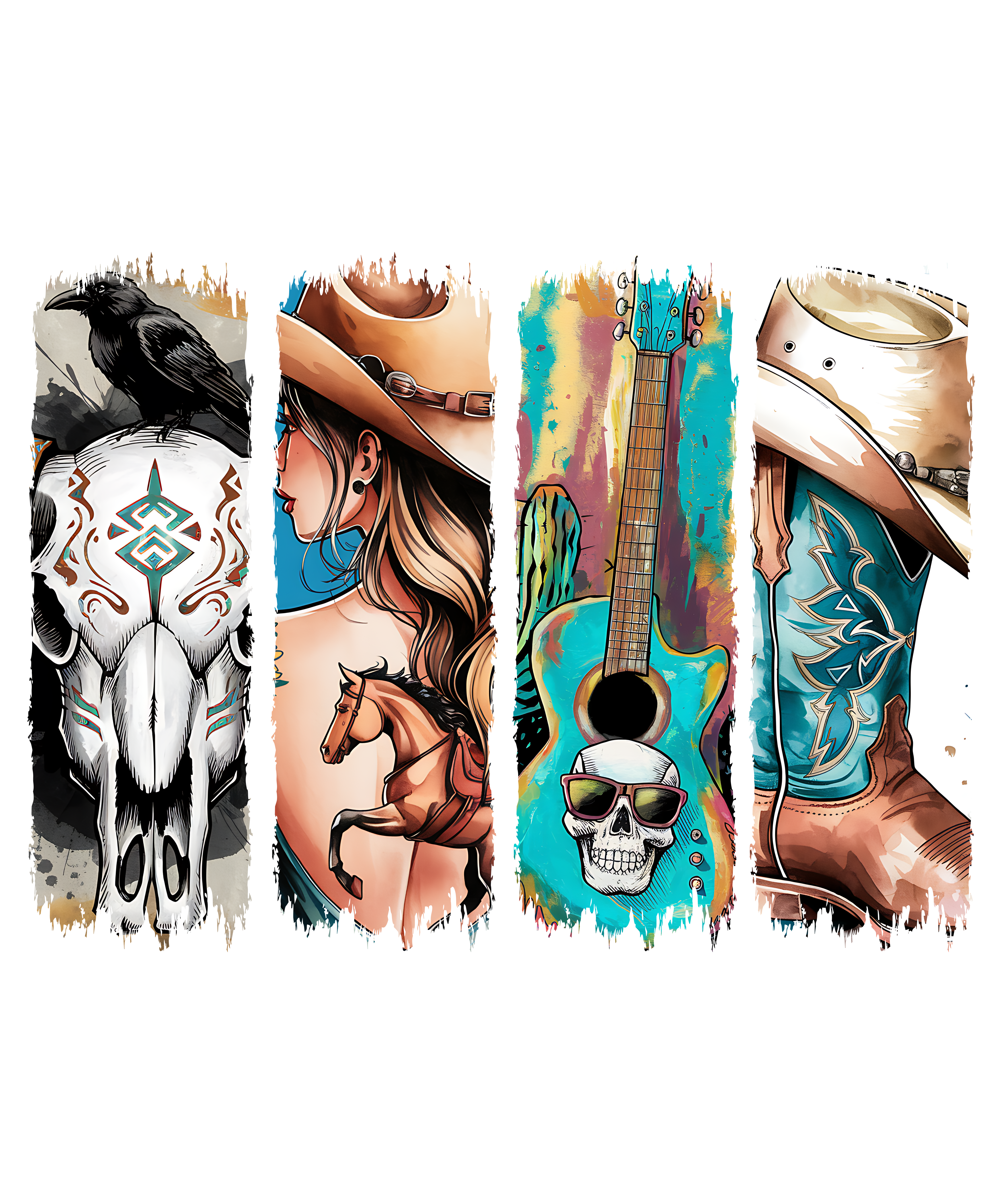 Western Cowgirl Spirit DTF Transfer