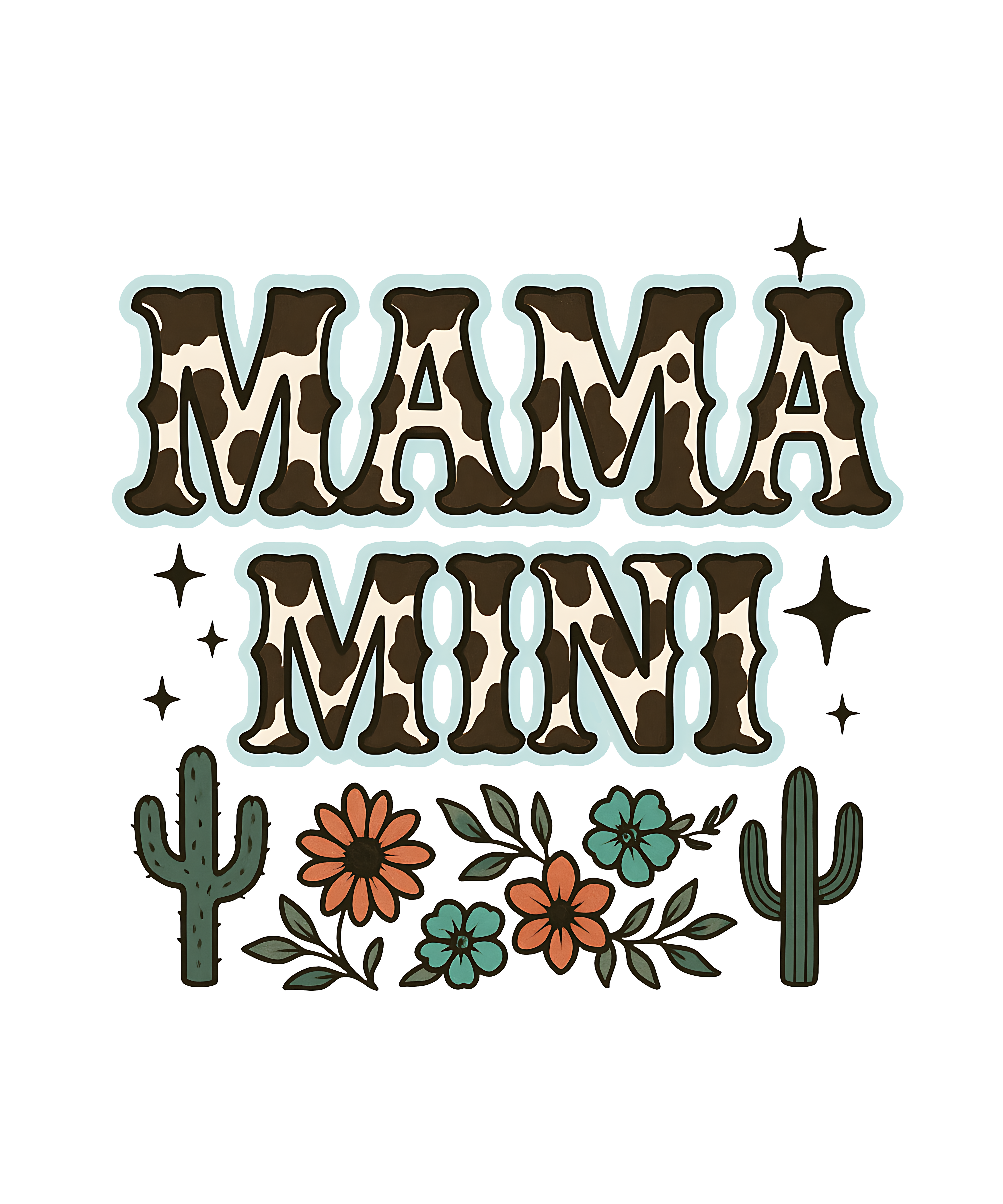 Mama Mini Western DTF Transfer