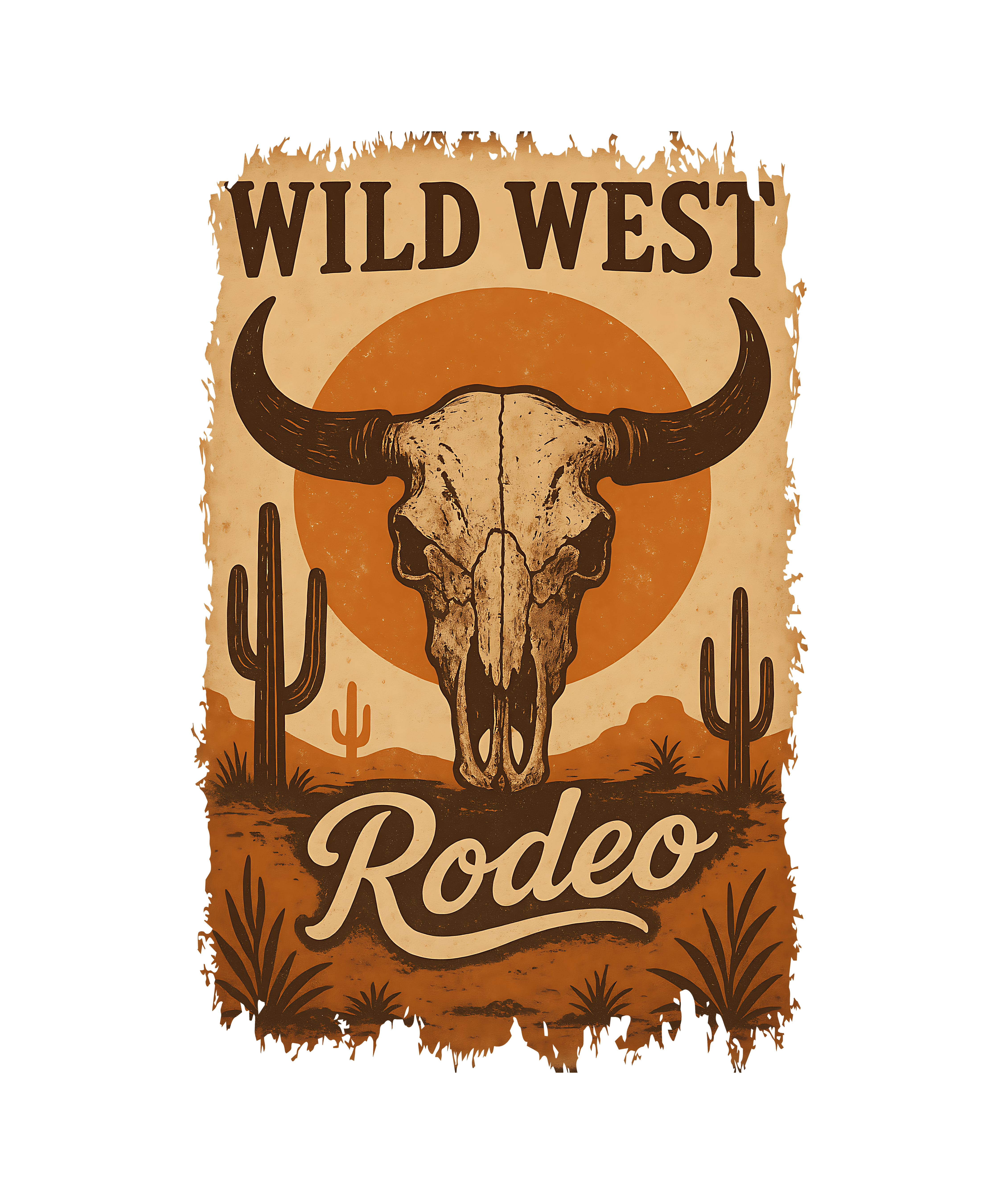 Wild West Rodeo DTF Transfer