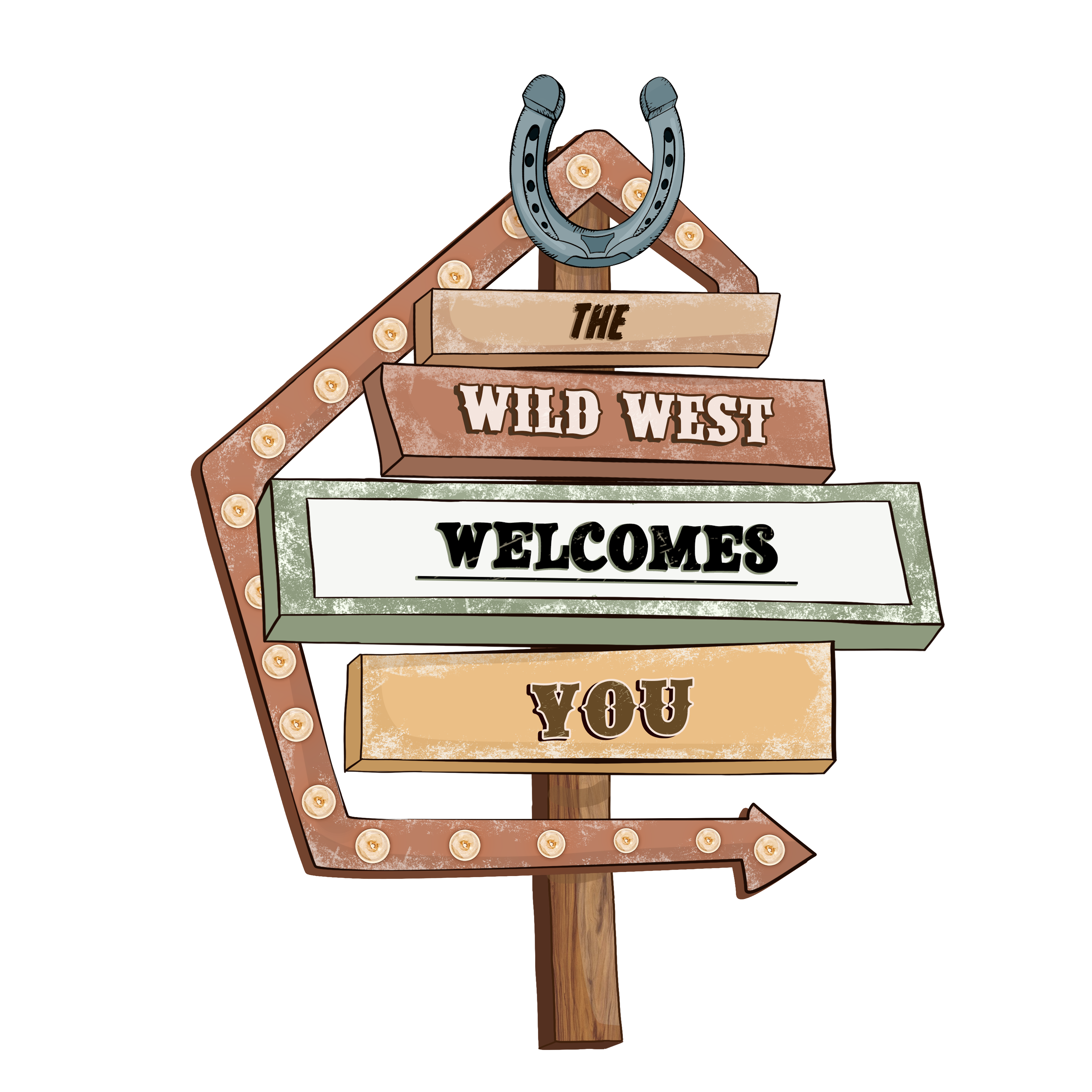 Wild West Welcome DTF Transfer