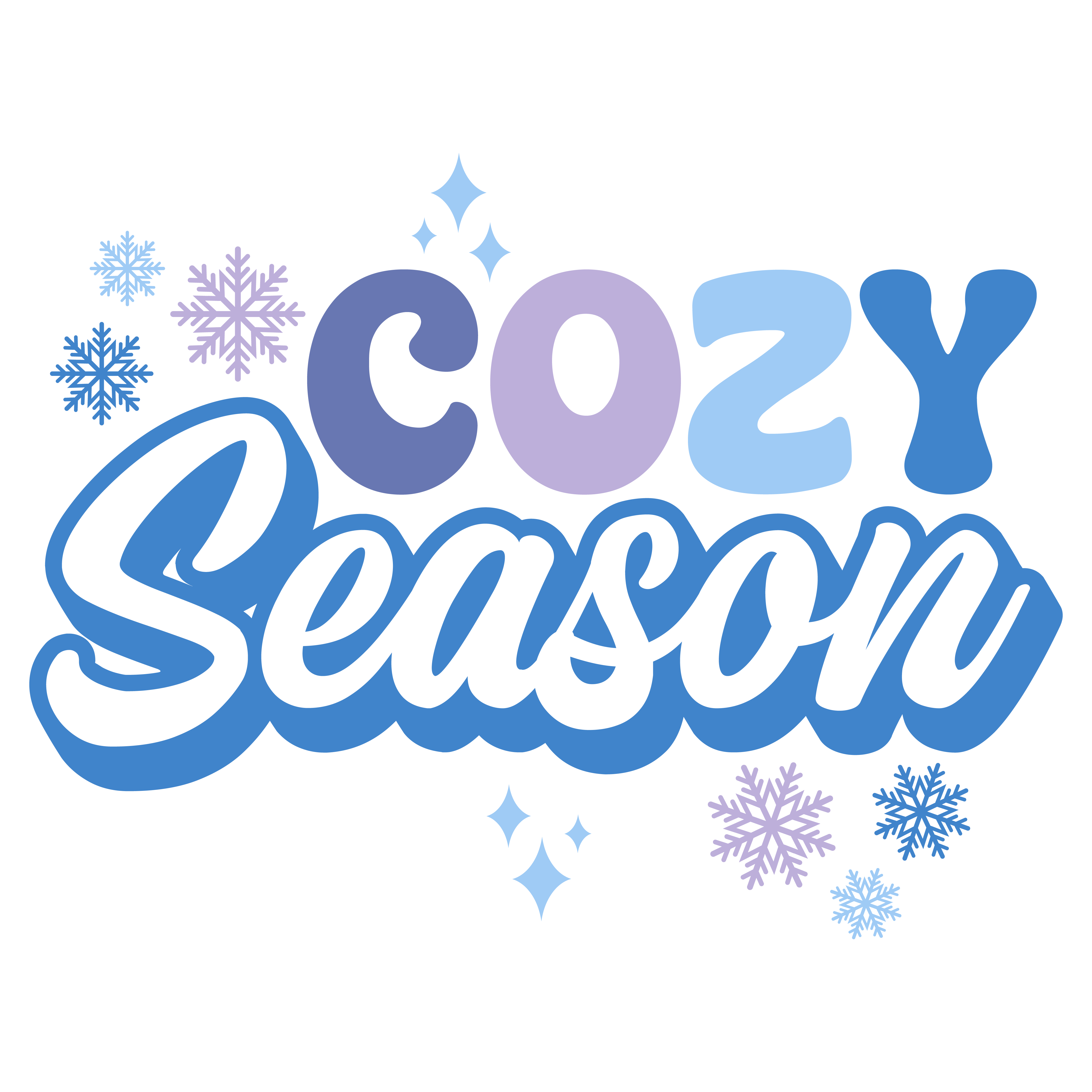 Cozy Winter Season DTF Transfer