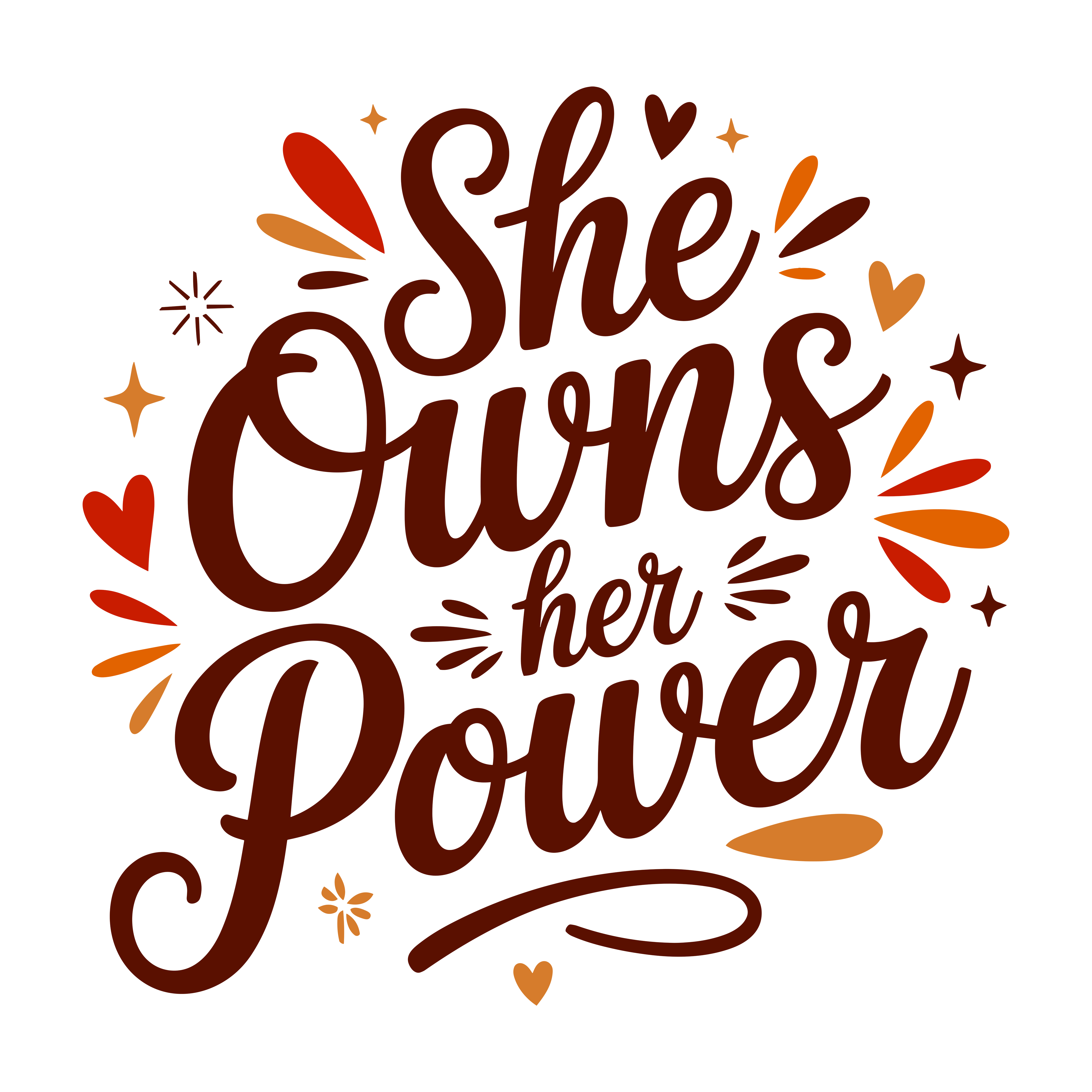 She Owns Her Power DTF Transfer