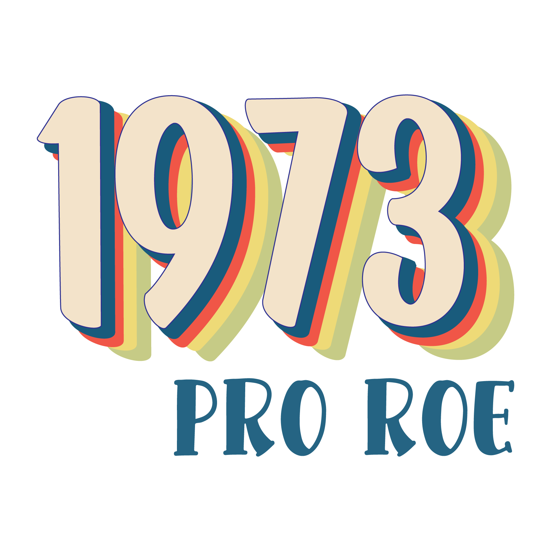 1973 Pro Roe Womens Rights DTF Transfer