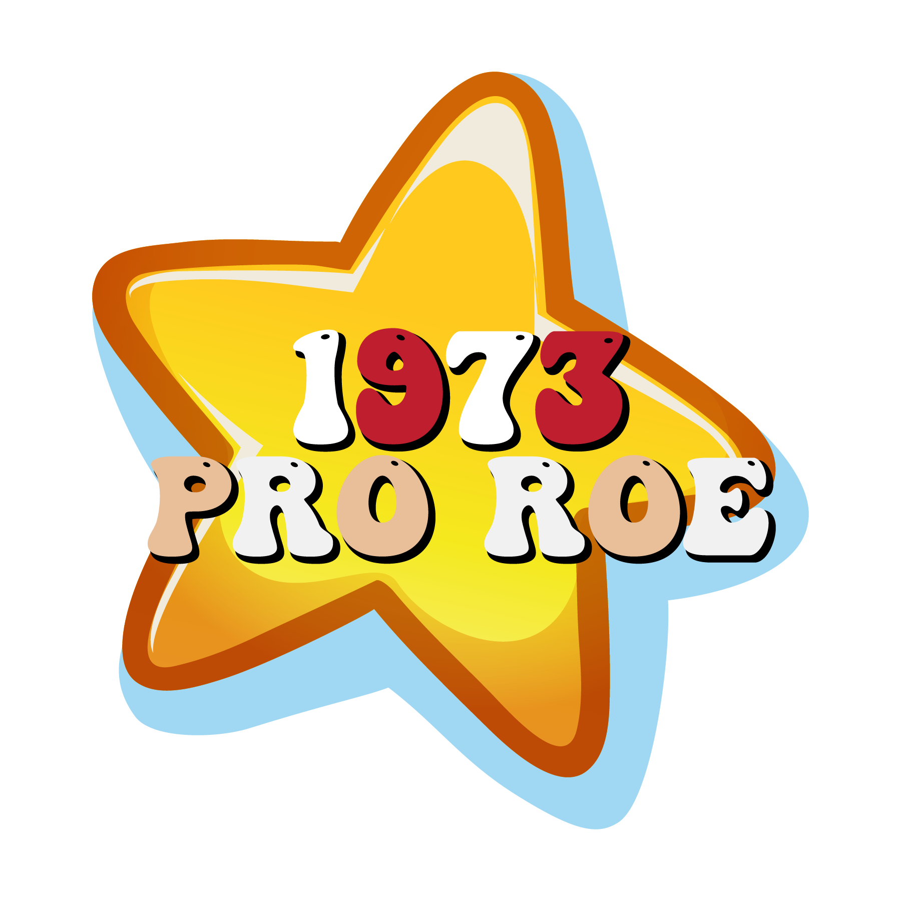 1973 Pro Roe Retro Star DTF Transfer