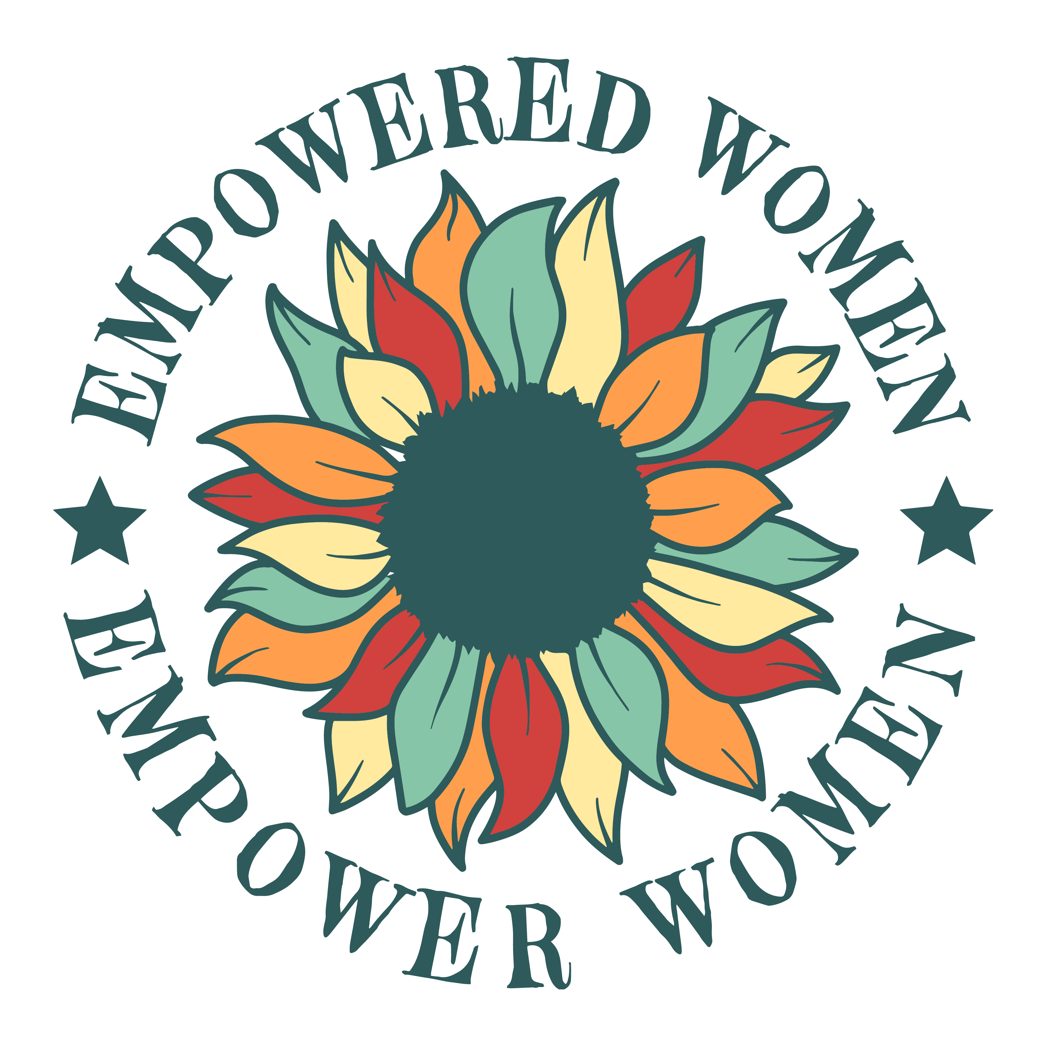 Empowered Women Empower Women Sunflower DTF Transfer