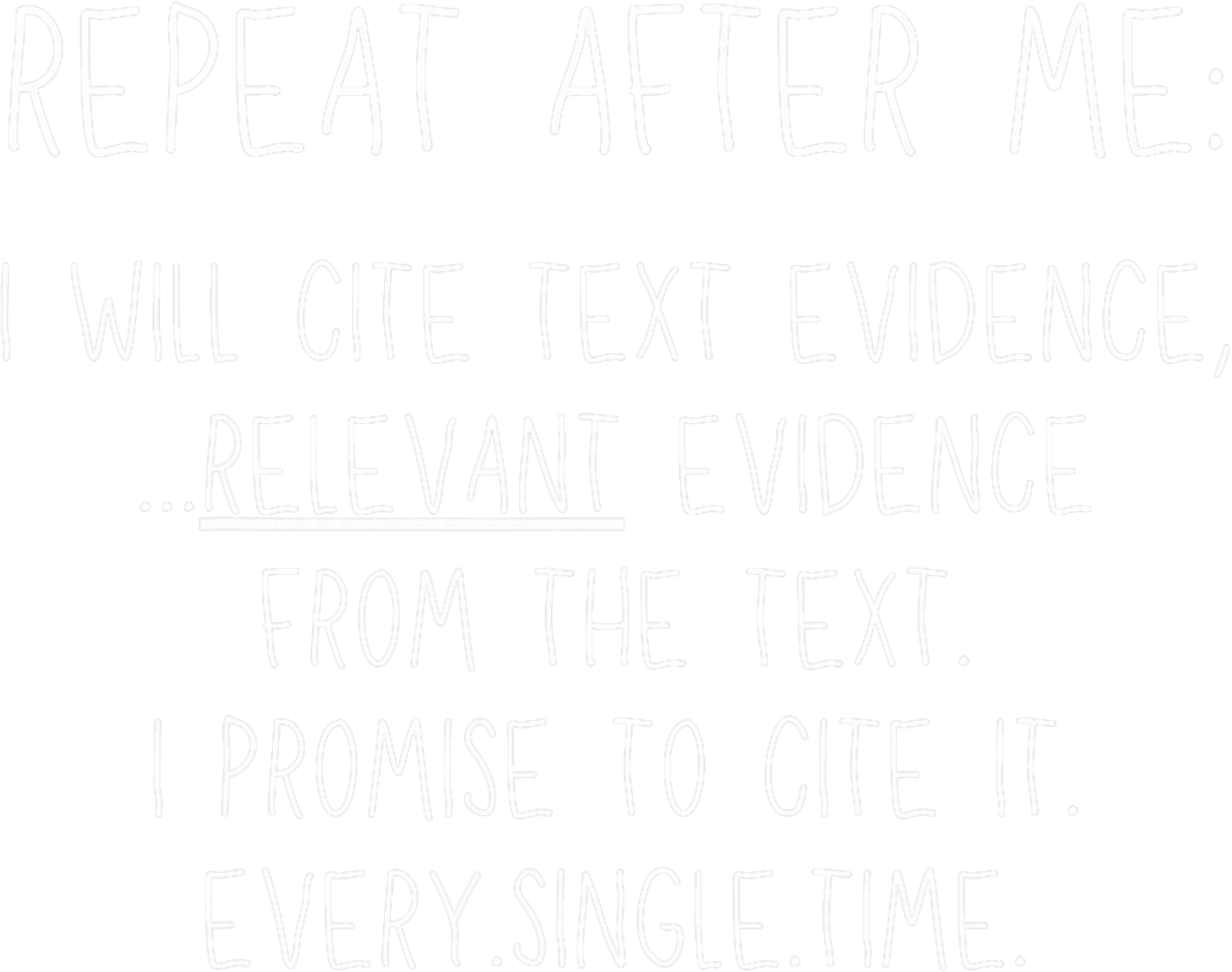 English Teacher Text Evidence DTF Transfer