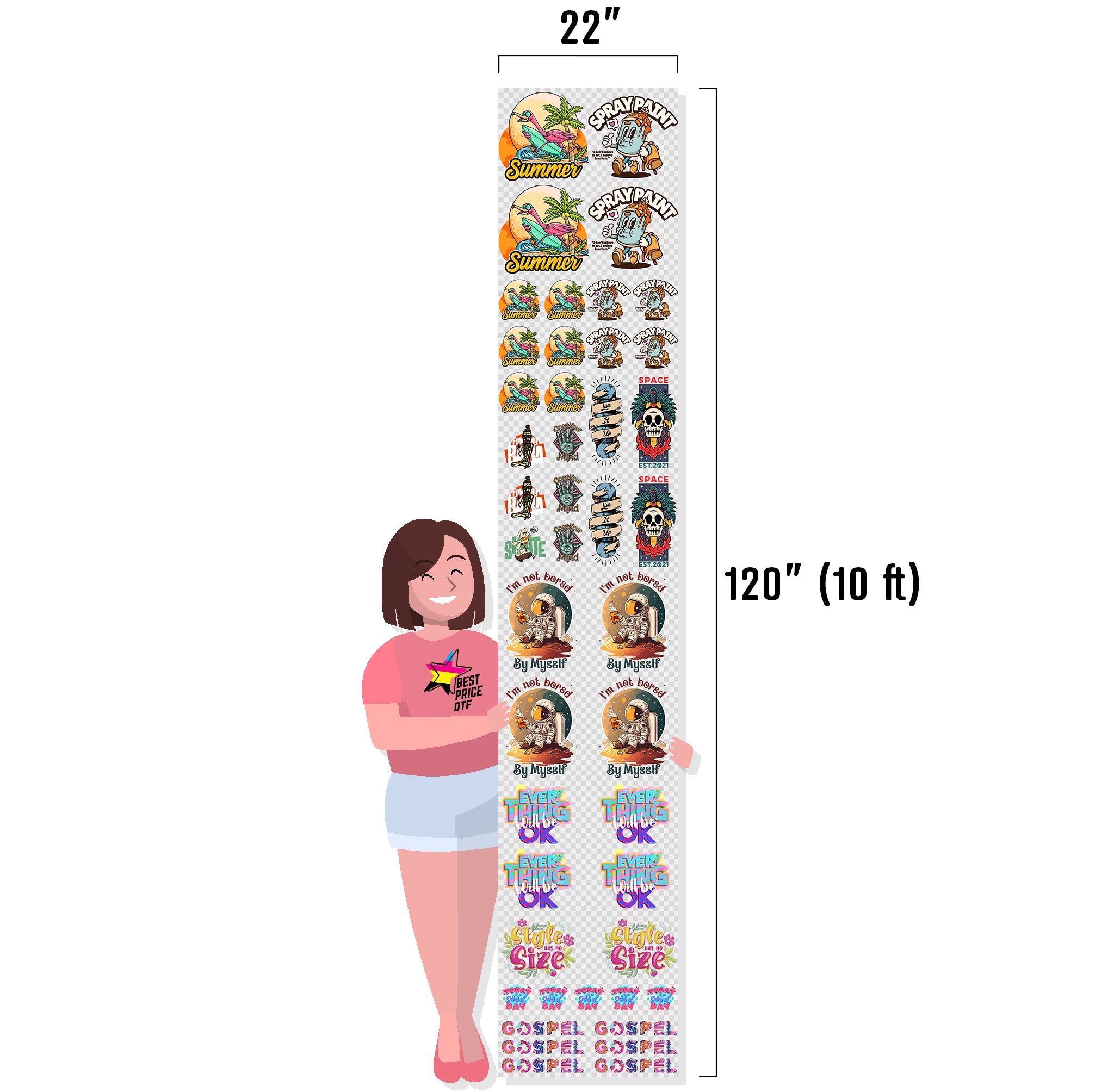 DTF Gang Roll [Best Prices in USA!]