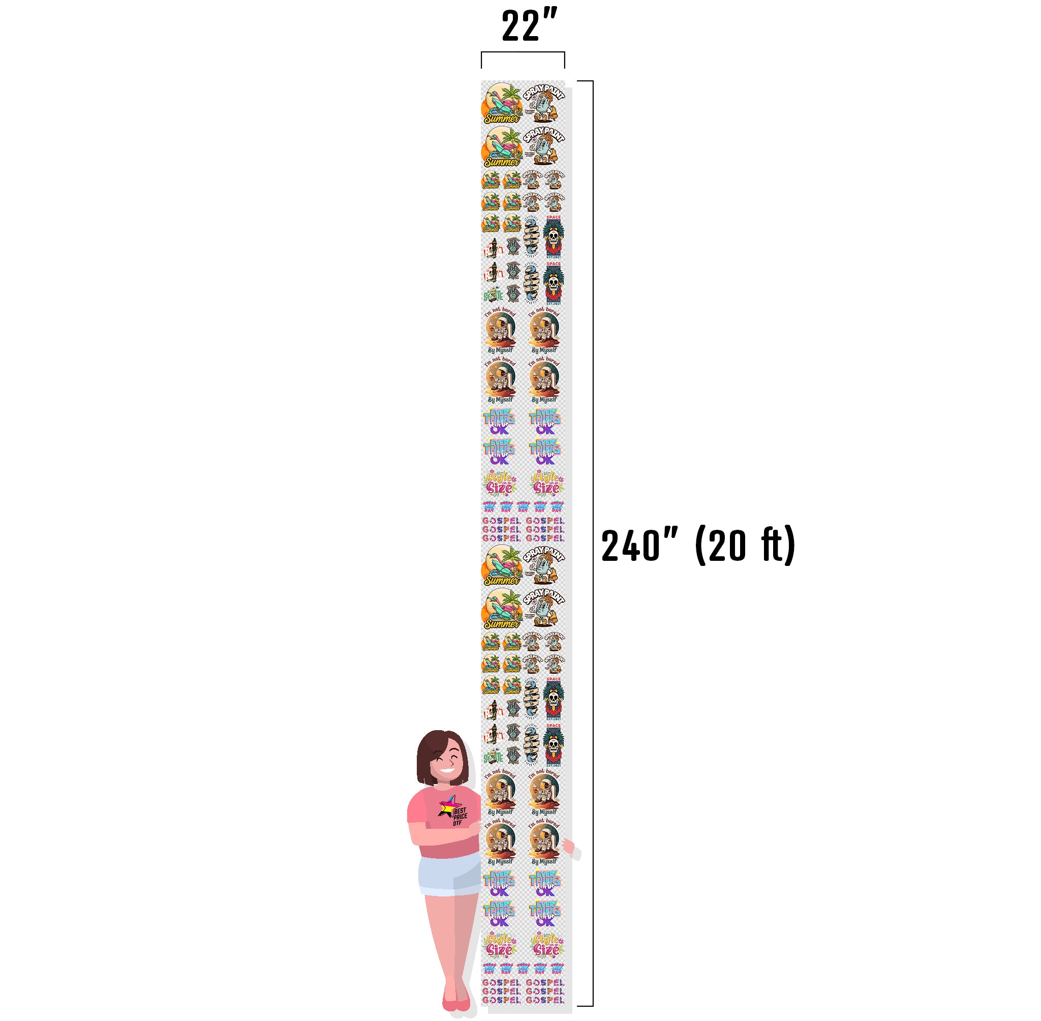 DTF Gang Roll [Best Prices in USA!]