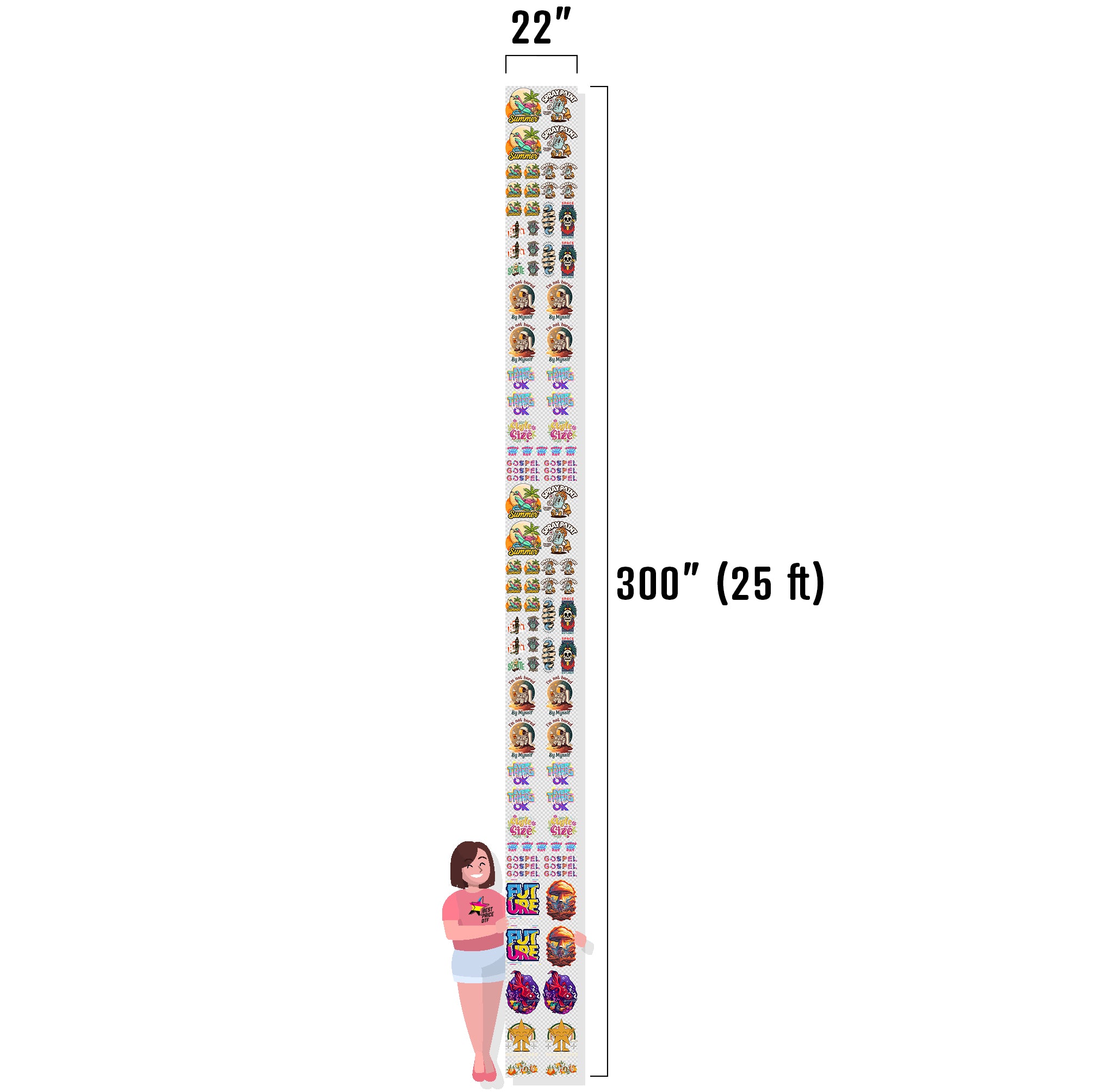 DTF Gang Roll [Best Prices in USA!]