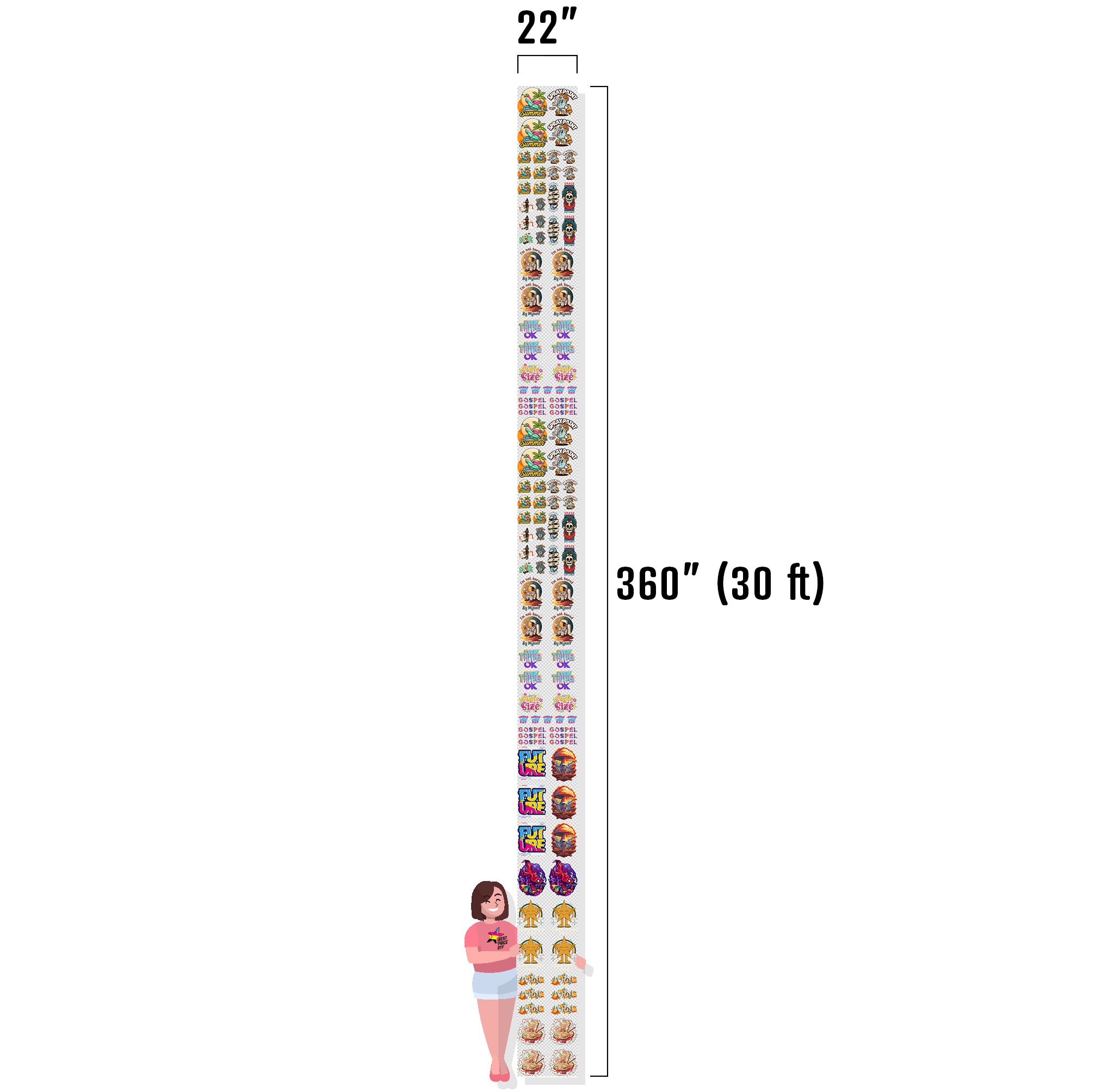 DTF Gang Roll [Best Prices in USA!]